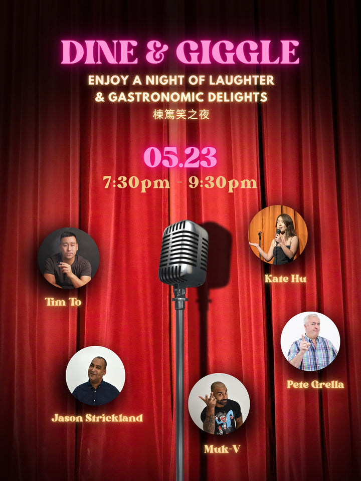 Tokio Joe Dine & Giggle: A Comedy Night with Dinner (15% Off, May 23) [DEPOSIT]