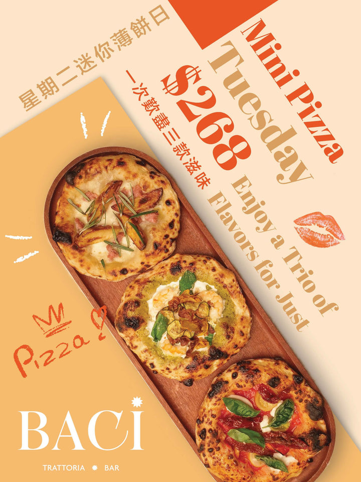 BACI's Mini Pizza Tuesday