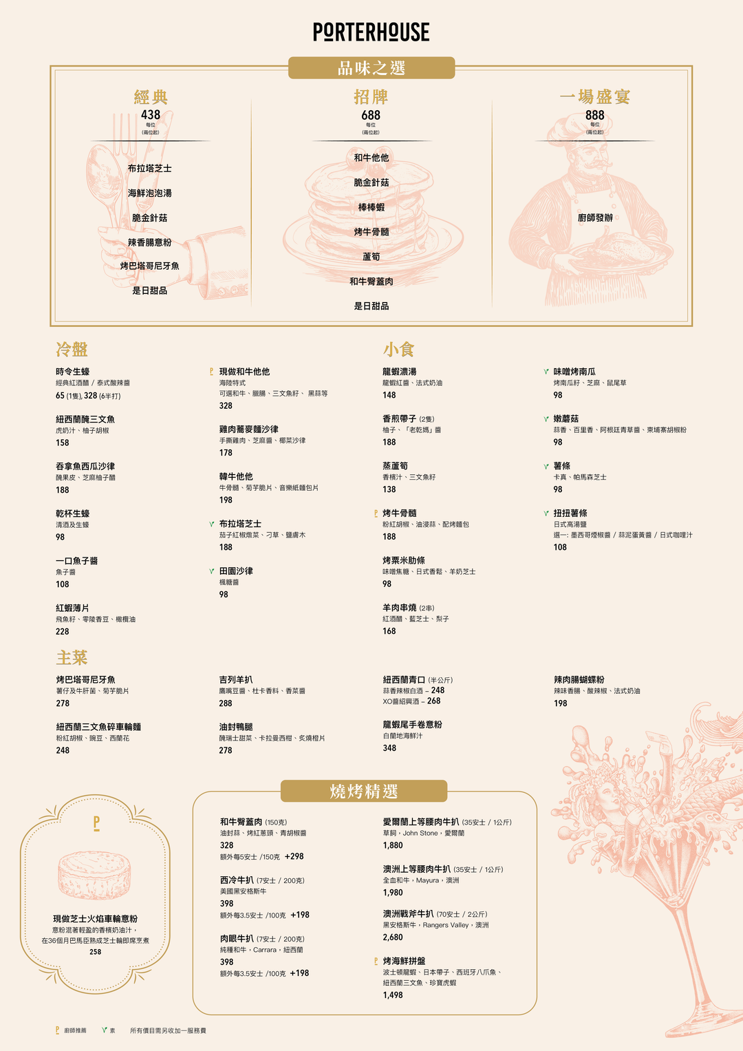 Porterhouse À La Carte Reservation