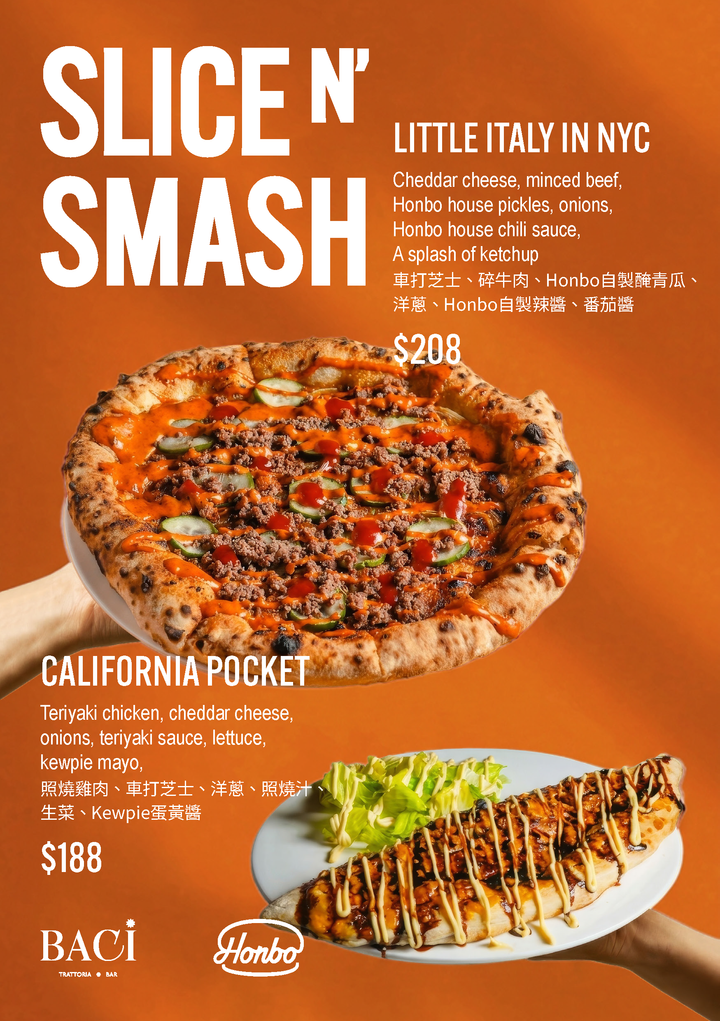 BACI x Honbo: "Smash & Slice" 1-Month Exclusive Collab Menu
