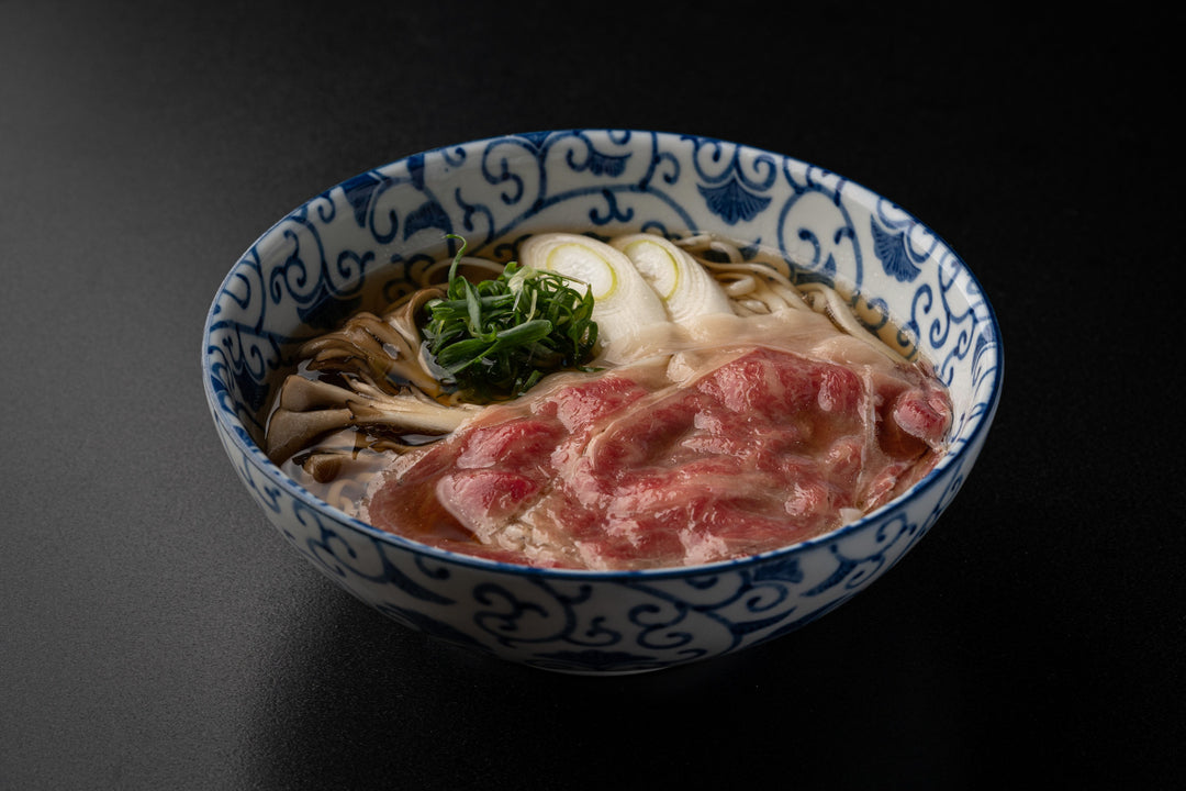 Hot Himi Udon Noodles with Miyazaki Beef